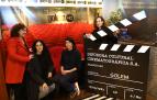 De izda. a dcha: Mercedes Álvarez, Marina Lameiro, Arantza Santesteban y Marian Fernández en Golem, en el preestreno de '918 Gau'.