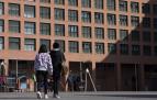 La plaza Felisa Munárriz, una de las ‘islas de calor’ de Pamplona