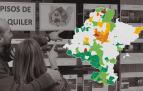 Municipios con más de 10 viviendas en alquiler
