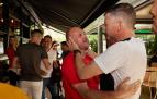 Imágenes del reencuentro de los futbolistas de Osasuna que jugaron la final de Copa de 2005