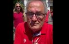 El presidente de Osasuna habla para Diario de Navarra en la Fan Zone de Sevilla