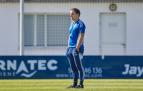 Jagoba Arrasate, entrenador de Osasuna, en una de las sesiones anteriores
