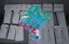 Mapa de Navarra de voto por municipios