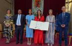 Asistentes a la entrega del Príncipe de Viana 2023 a la escritora Dolores Redondo