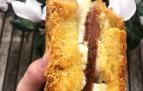 Bocadillo crujiente de membrillo y mozzarella