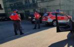 Intervención de agentes de la Policía Foral en Bera