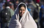 REFUGIADOS EN LA FRONTERA DE ESLOVENIA