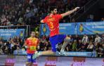 Eduardo Gurbindo, en un partido con la selección española
