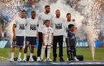 Achraf Hakimi, Georginio Wijnaldum, Gianluigi Donnarumma, Sergio Ramos y Lionel Messi.