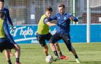 Ontiveros, con Javi Martínez