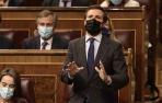 Pablo Casado este martes en el Congreso de Diputados