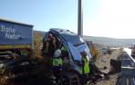 Una imagen de un accidente mortal registrado este año en la A-12 (Autovía del Camino)