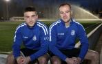 Ibai Martínez y Javi Ayesa, jugadores del Cantolagua.