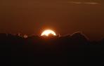 Amanecer en la comarca de Pamplona. El sol será el protagonista de la semana