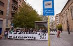Protesta por la agresión a un conductor de villavesa