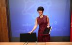 Elma Saiz, portavoz del Gobierno de Navarra y consejera de Economía y Hacienda