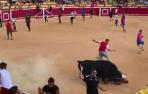 Vídeo del joven corneado por el toro ensogado en Lododa