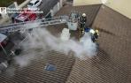 Bomberos incendio chimenea