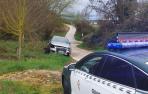 Imagen de estado en el que quedó el vehículo en el que viajaba el hombre de 61 años accidentado