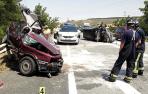Un muerto y un herido con un traumatismo tor&aacute;cico en un accidente en Beri&aacute;in