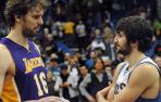 Pau Gasol brill&oacute; ante Ricky Rubio