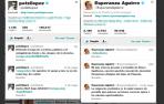 Patxi L&oacute;pez y Esperanza Aguirre, "reyes auton&oacute;micos" de Twitter