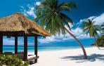 Una playa del Mar Caribe