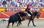 Triunfo de los rejoneadores navarros