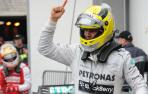 Rosberg logra la 'pole' en M&oacute;naco por delante de Hamilton y Vettel