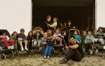 Visita de los peque&ntilde;os de Aspace a la granja escuela Gure Sustraiak de Ollo