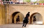 Los fosos del castillo de Marcilla albergaron una carrera de caballos.