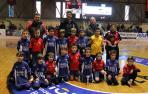 Los equipos Ribera Navarra y Milagro, juntos en el Ciudad de Tudela.