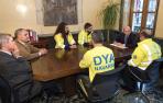 Reuni&oacute;n del consejero Morr&aacute;s con los voluntarios de la DYA