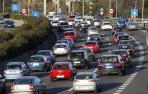 Circulaci&oacute;n en el kil&oacute;metro 13 de la A-1, a la salida de Madrid