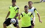 Último entrenamiento de España antes de Washington_7
