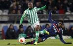 Cedrick, en su partido ante el Olympique de Lyon
