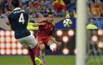 C&eacute;sar Azpilicueta, durante el partido contra Francia
