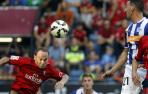 Nino remata una pelota contra el Alav&eacute;s