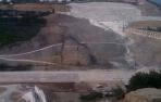 Morrás niega deslizamientos "graves" en las obras de Yesa
