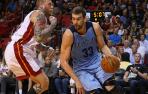 Marc y Pau Gasol disfrutan del triunfo y Calderón pierde