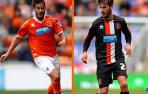 Los hermanos Oriol, con el Blackpool