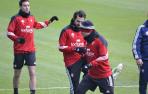 Entrenamiento de Osasuna en El Sadar