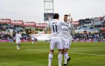 Benzema desatasca el cerrojo del Getafe y Cristiano machaca