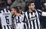 Morata celebra su gol contra el Dortmund