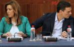 Pedro Sánchez y Susana Díaz.