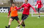 Vujadinovic y Merino, dudas para el partido contra el Girona