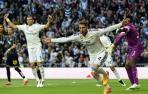 Sergio Ramos celebra el 1-0