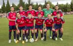 Alineación de Osasuna contra el Zaragoza