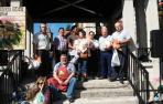 Premiados en el concurso de migas de pastor en la fiesta celebrada el sábado.