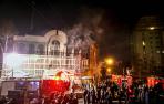 Manifestantes incendian la embajada de Arabia Saudí en Teherán